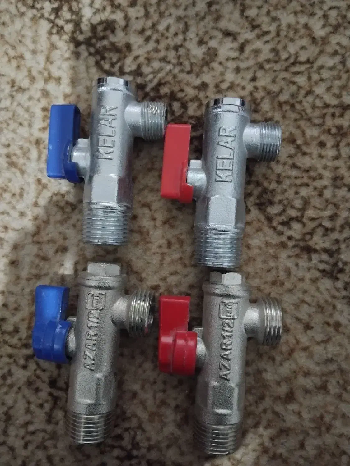 تعدادی ۶۲ عدد شیر گازی ولوازم پنج لایه|مصالح و تجهیزات ساختمان|مشهد, بلال|دیوار