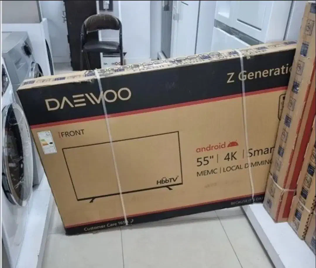 تلویزیون دوو ۵۵ اینچ سری z|تلویزیون و پروژکتور|شیراز, شهرک استقلال|دیوار