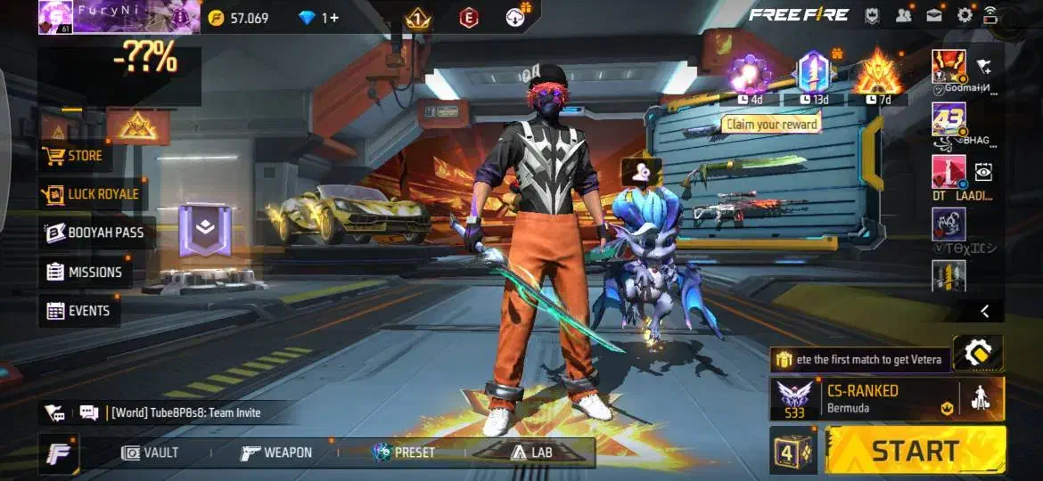 اکانت فری فایر|کنسول، بازی ویدئویی و آنلاین|زرند, |دیوار