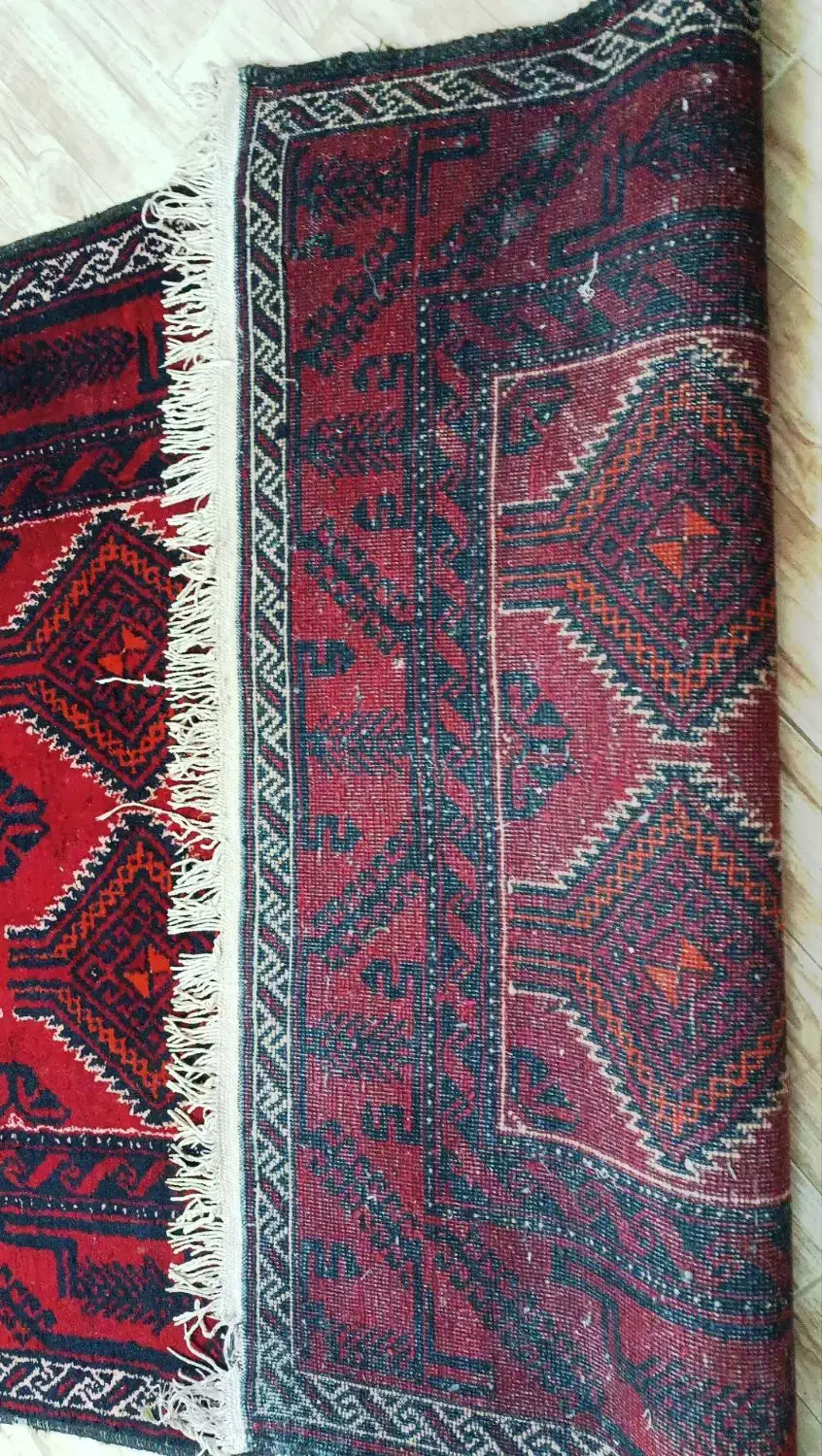 قالیچه دست بافت ترکمن|فرش|کاشمر, |دیوار