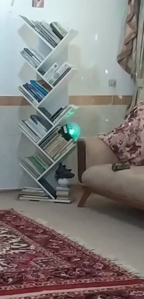 کتابخانه|کتابخانه، شلف، قفسههای دیواری|میانه, |دیوار