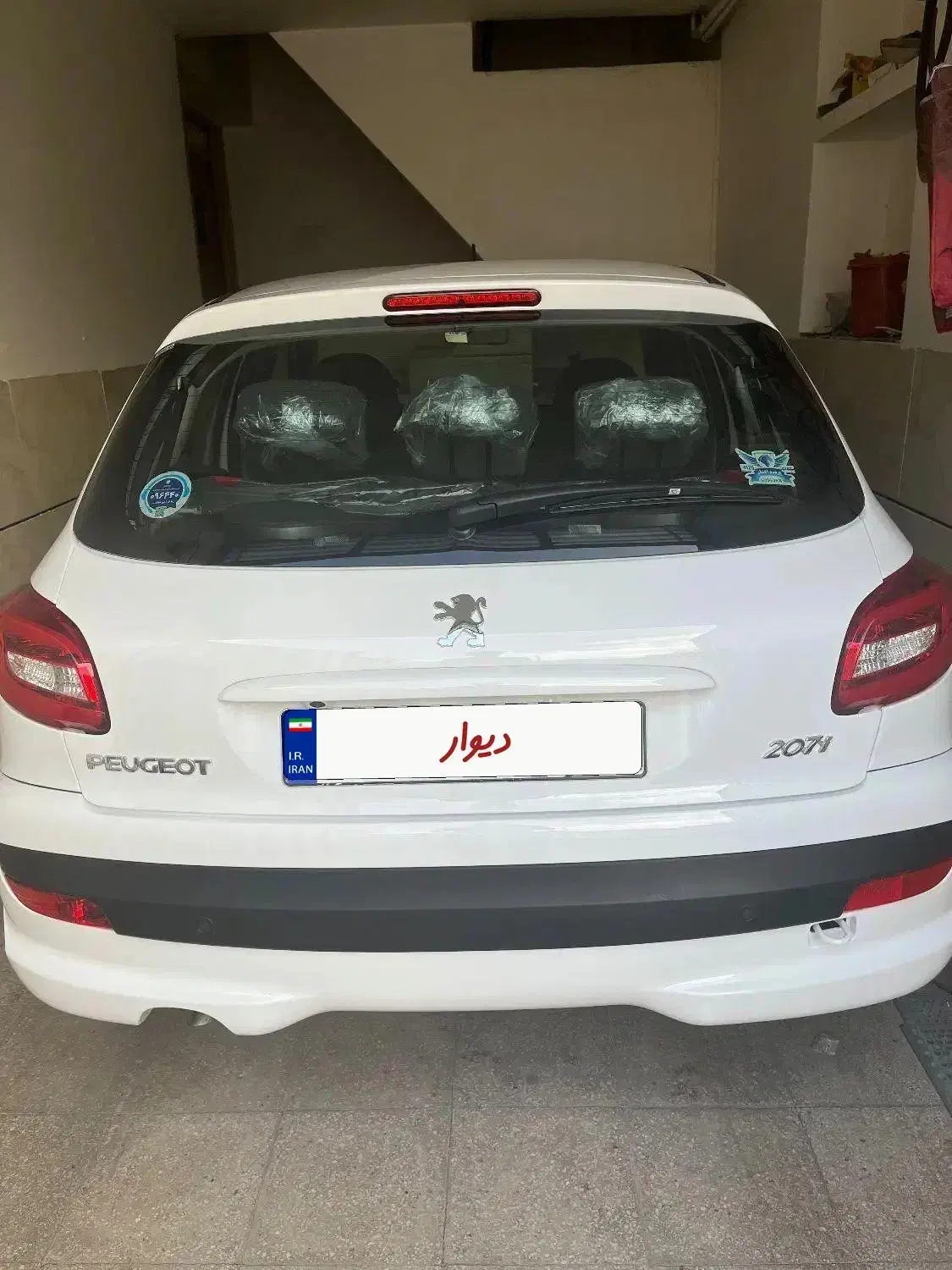 207 مدل ۴۰۴ سقف فلز مشابه صفر رینگ آلمینیومی|خودرو سواری و وانت|کرمان, |دیوار