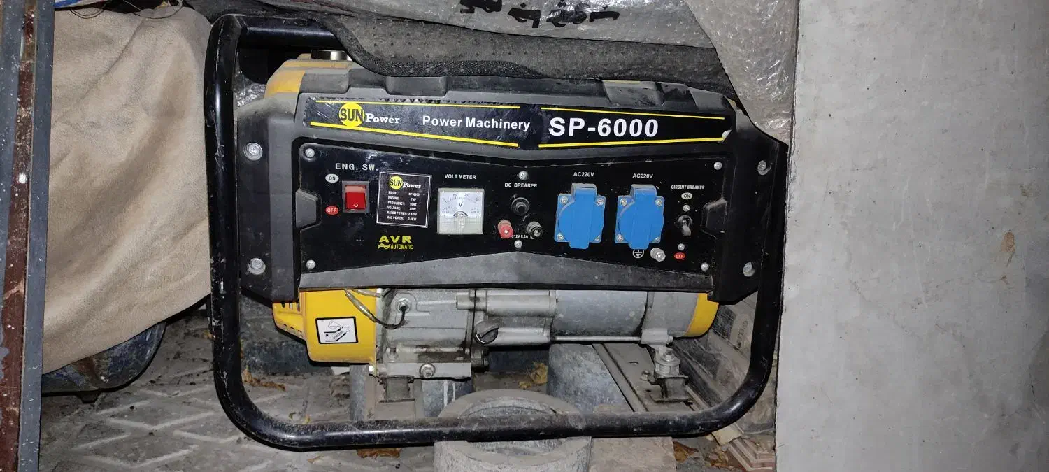 موتور برق سالم 6 هزار در حد نو|ابزارآلات|تهران, استخر|دیوار