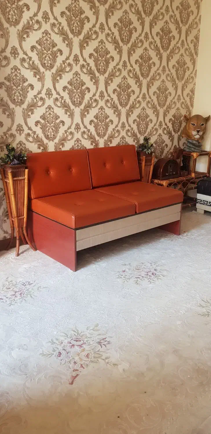 کاناپه دونفره سه منظوره تاشو زیبا|مبلمان خانگی و میز عسلی|کن, |دیوار