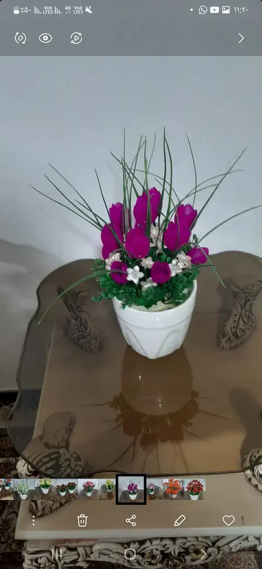 گل کریستالی|گل مصنوعی|یاسوج, |دیوار