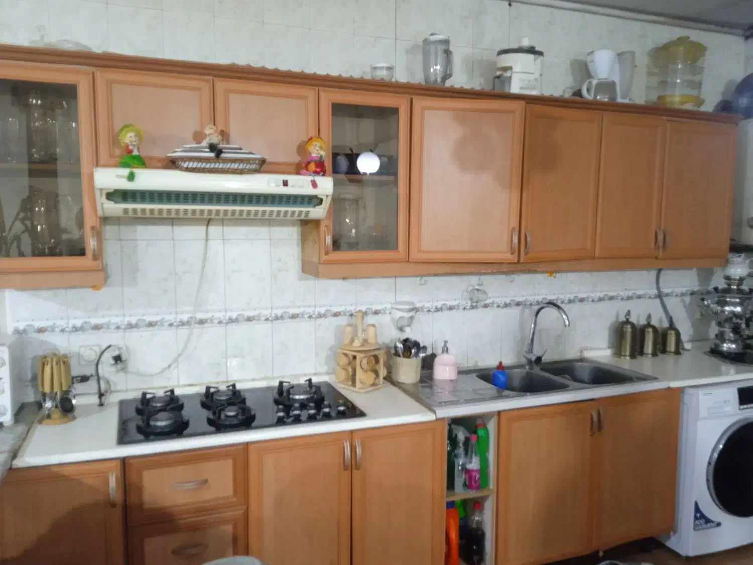 کابینت ام دی آف ‌۴  متر مربع|آب‌چکان و نظم‌دهنده ظروف|شهریار, کردزار|دیوار