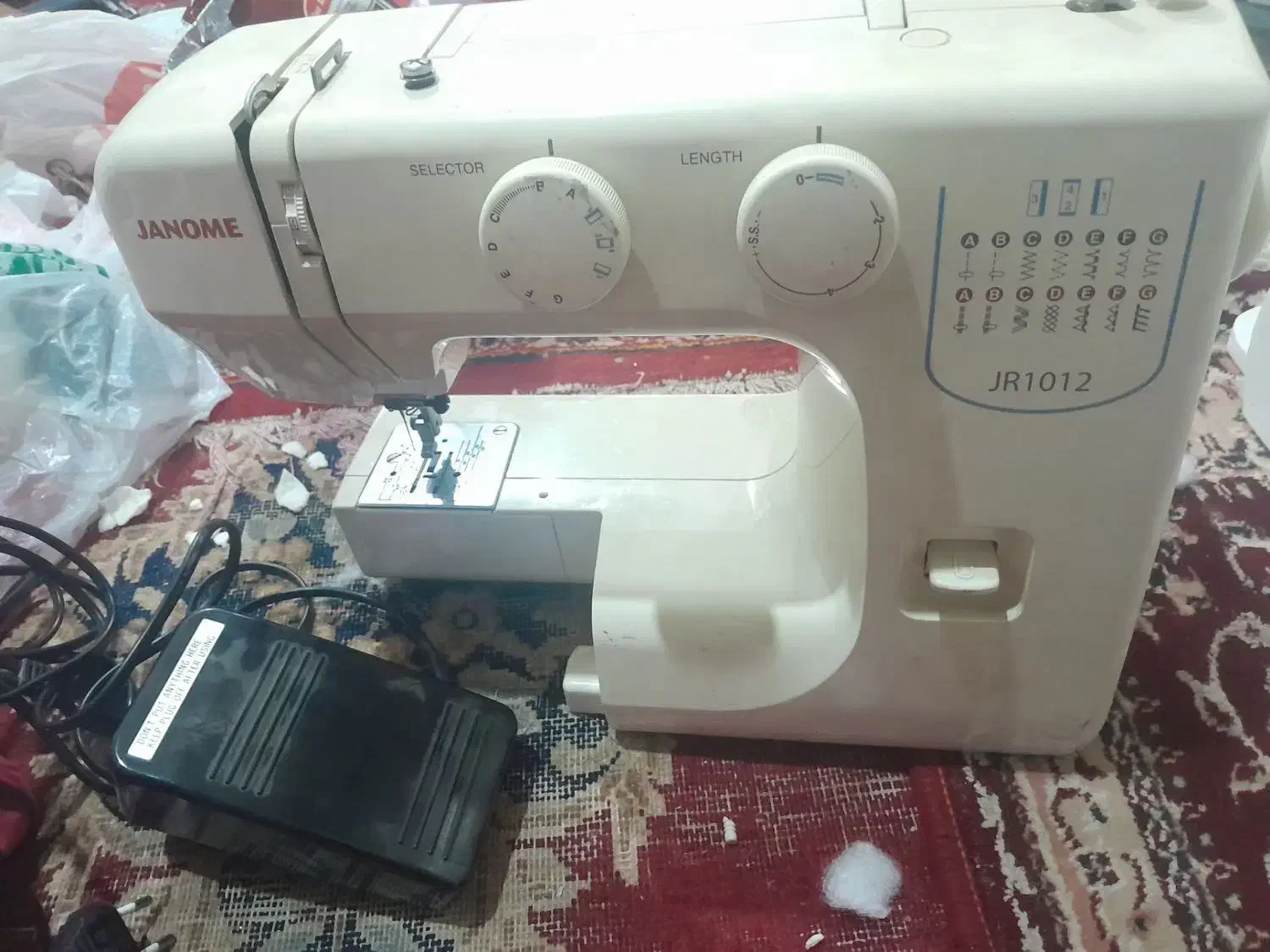 چرخ خیاطی ژانومیه اصلی سری اول|چرخ خیاطی و ریسندگی|تهران, امام زاده عبدالله|دیوار