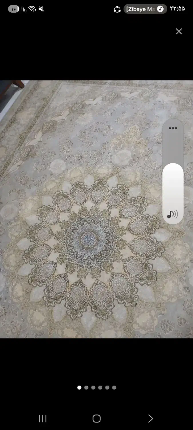 فرش کرم طلایی ۹متری|فرش|گرگان, |دیوار