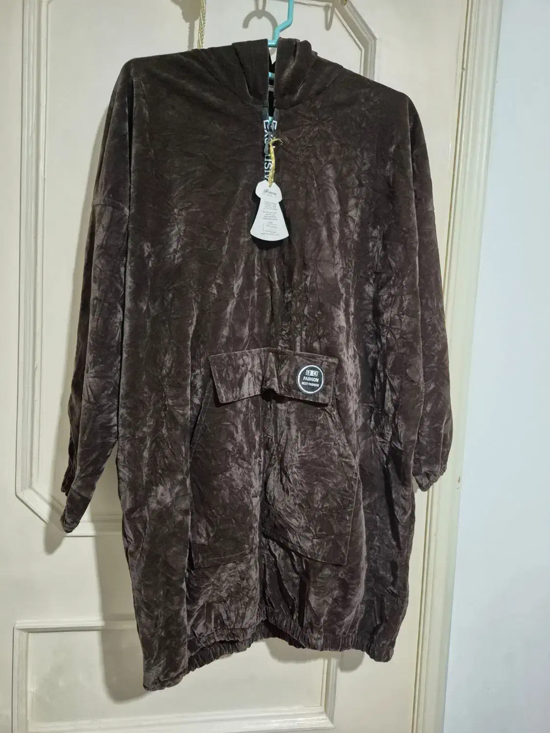 پالتو هودی مخملی|لباس|گنبد کاووس, |دیوار