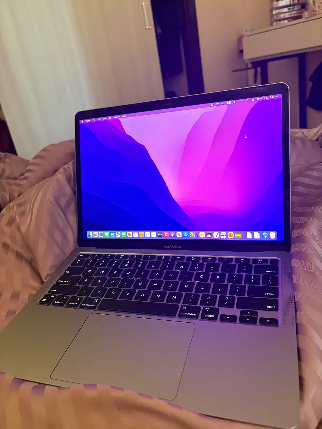 macbook M1air 256 bttry92|رایانه همراه|تهران, ولنجک|دیوار