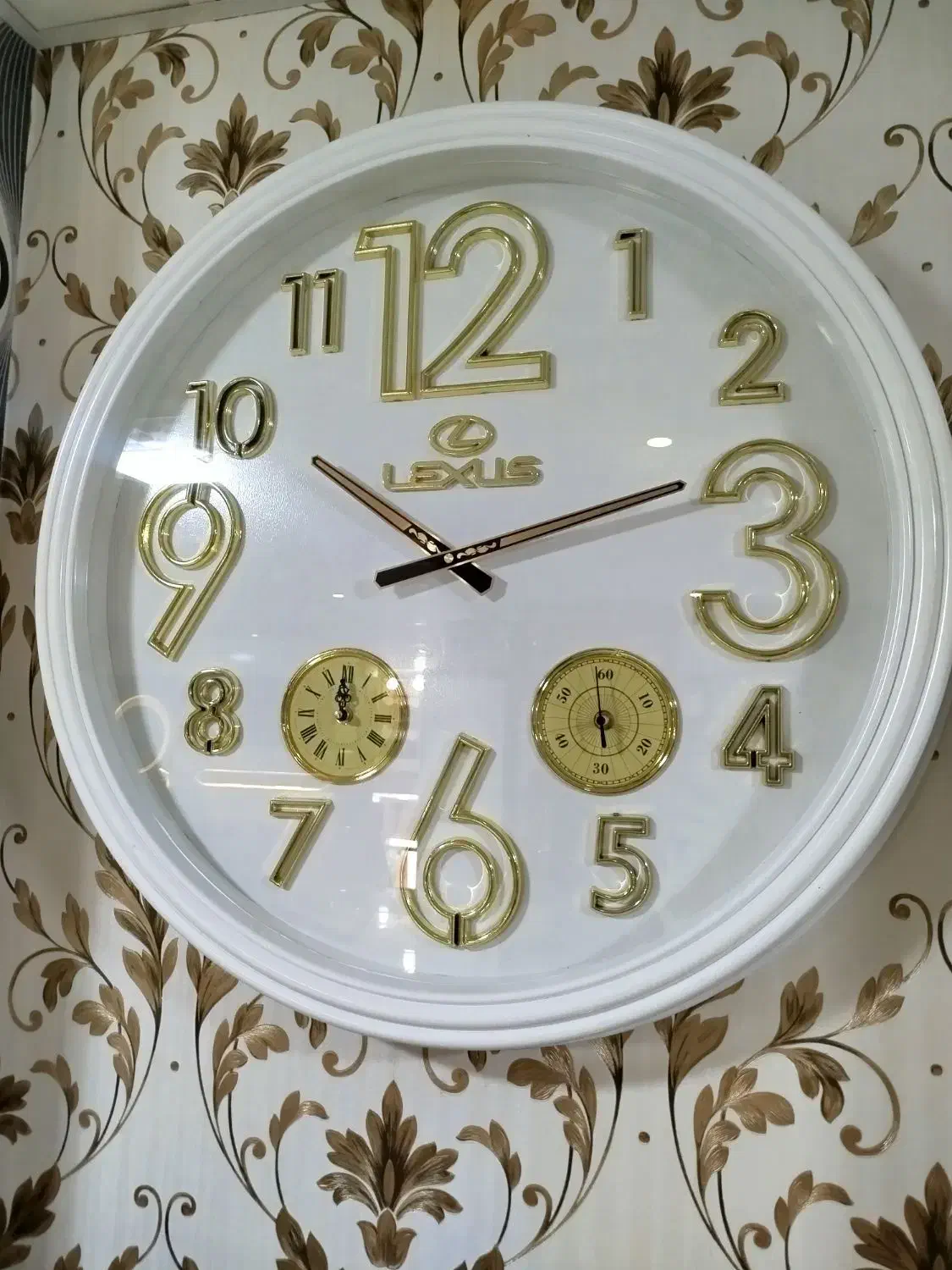 ساعت دیواری سه موتوره مجموعه زرکالا|ساعت دیواری و تزئینی|یاسوج, |دیوار