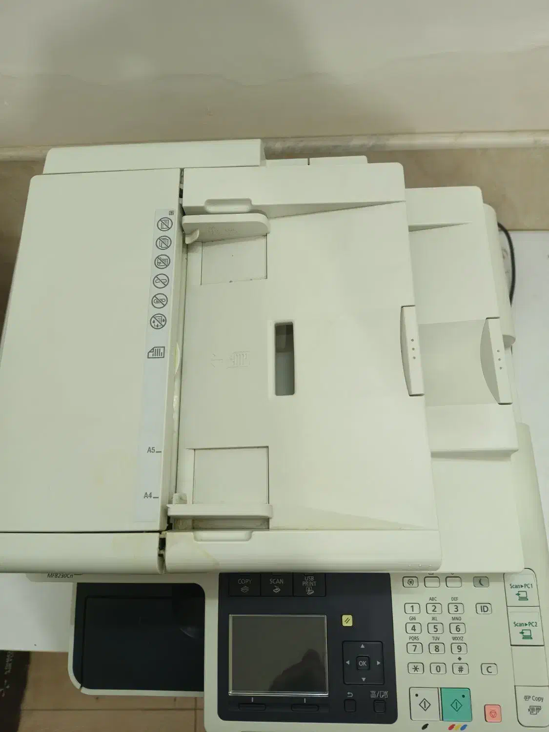 پرینتر رنگی چهار کاره حرفه ای کنون MF8230 زیر قیمت|پرینتر، اسکنر، کپی، فکس|قم, سعادتی|دیوار