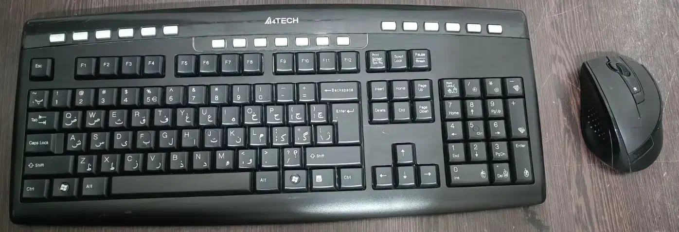 کیبورد ماوس بی سیم A4TECH|قطعات و لوازم جانبی رایانه|قزوین, |دیوار