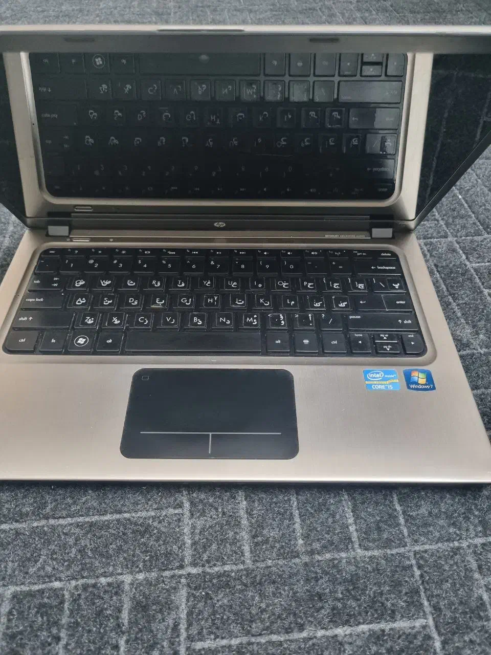 لپتاپ hp folio سبک بدنه فلز تمیز|رایانه همراه|یزد, |دیوار