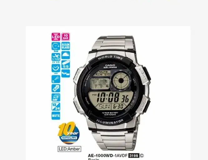 کاسیو مدل جهان نما جدید با گارانتی و ضمانت باطری|ساعت|مهاباد (آذربایجان غربی), |دیوار