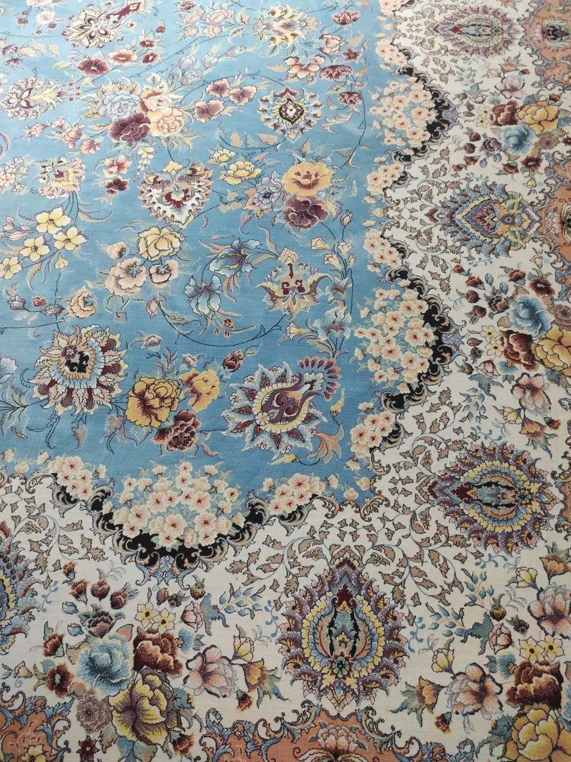 یه جفت فرش ۱۲۰۰ شونه کاشمر|فرش|کاشمر, |دیوار