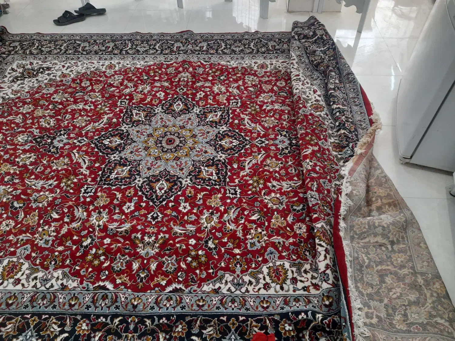 فرش راوند|فرش|قم, زنبیل آباد|دیوار