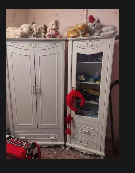 ست کمد و دوعدد تخت|تخت و سرویس خواب|مشهد, سمزقند|دیوار