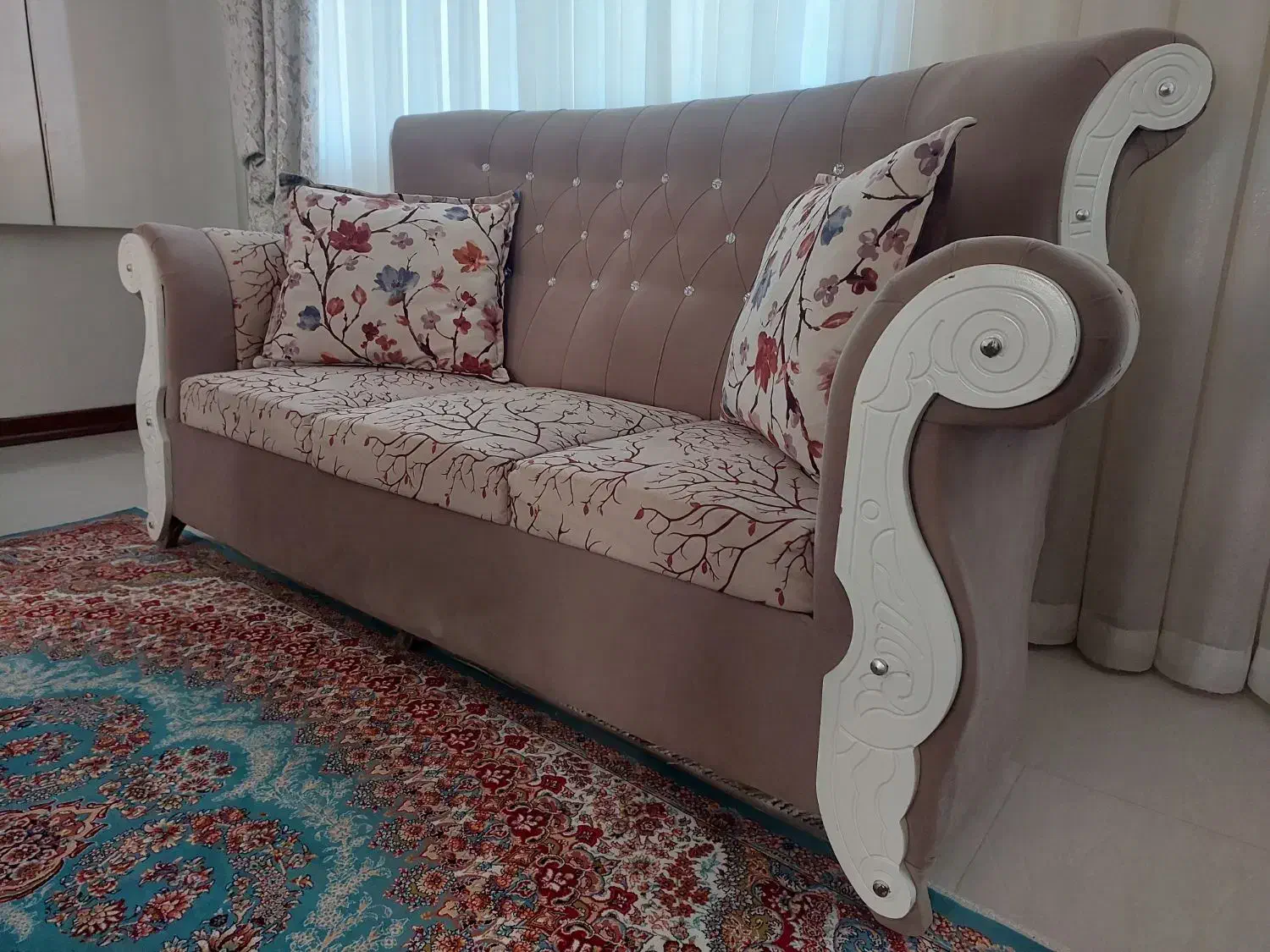 سرویس مبل هفت نفره|مبلمان خانگی و میز عسلی|مینودشت, |دیوار