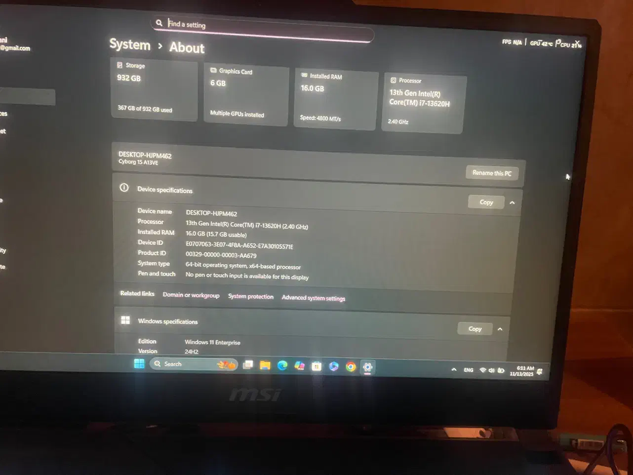 لپ تاپ msi سایبورگ ۱۵|رایانه همراه|تهران, میدان ولیعصر|دیوار