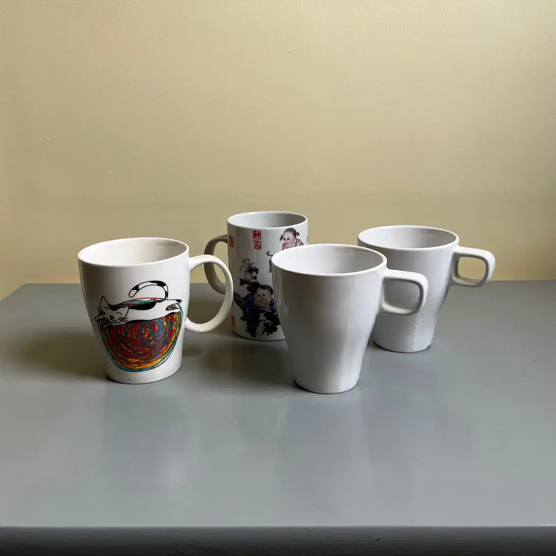 ۴ عدد ماگ|ظروف سرو و پذیرایی|اصفهان, شاهزاده ابراهیم|دیوار