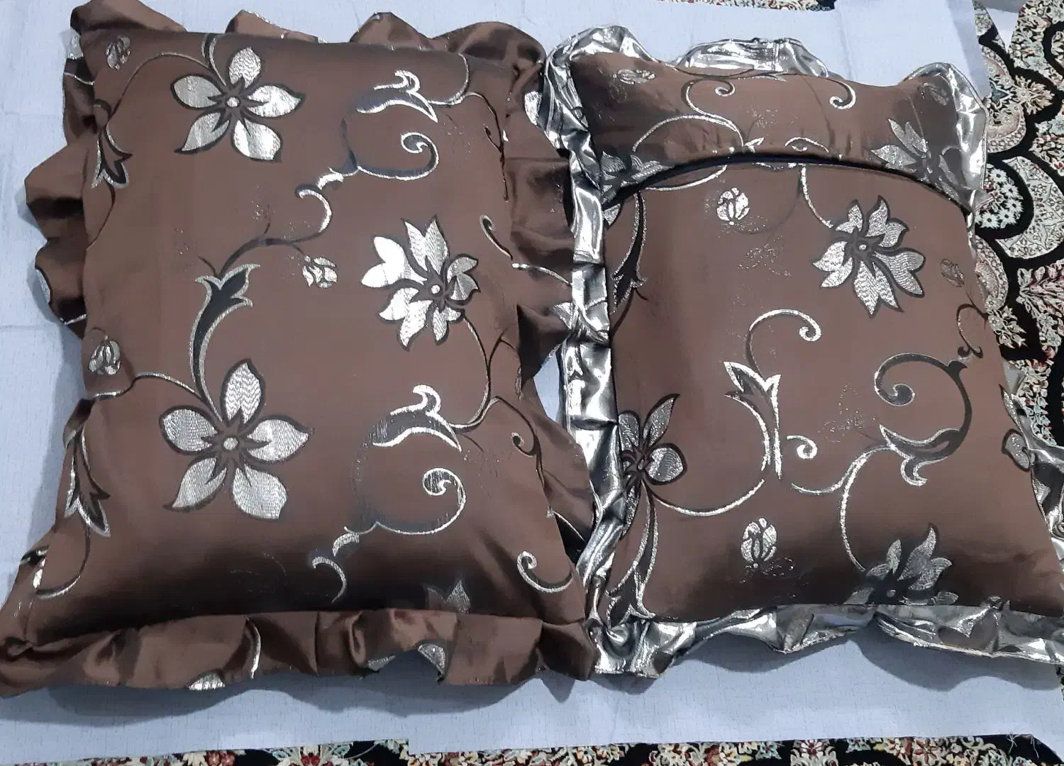 روبالشتی ساتین دورچین دار|سرویس روتختی|تهران, شمشیری|دیوار