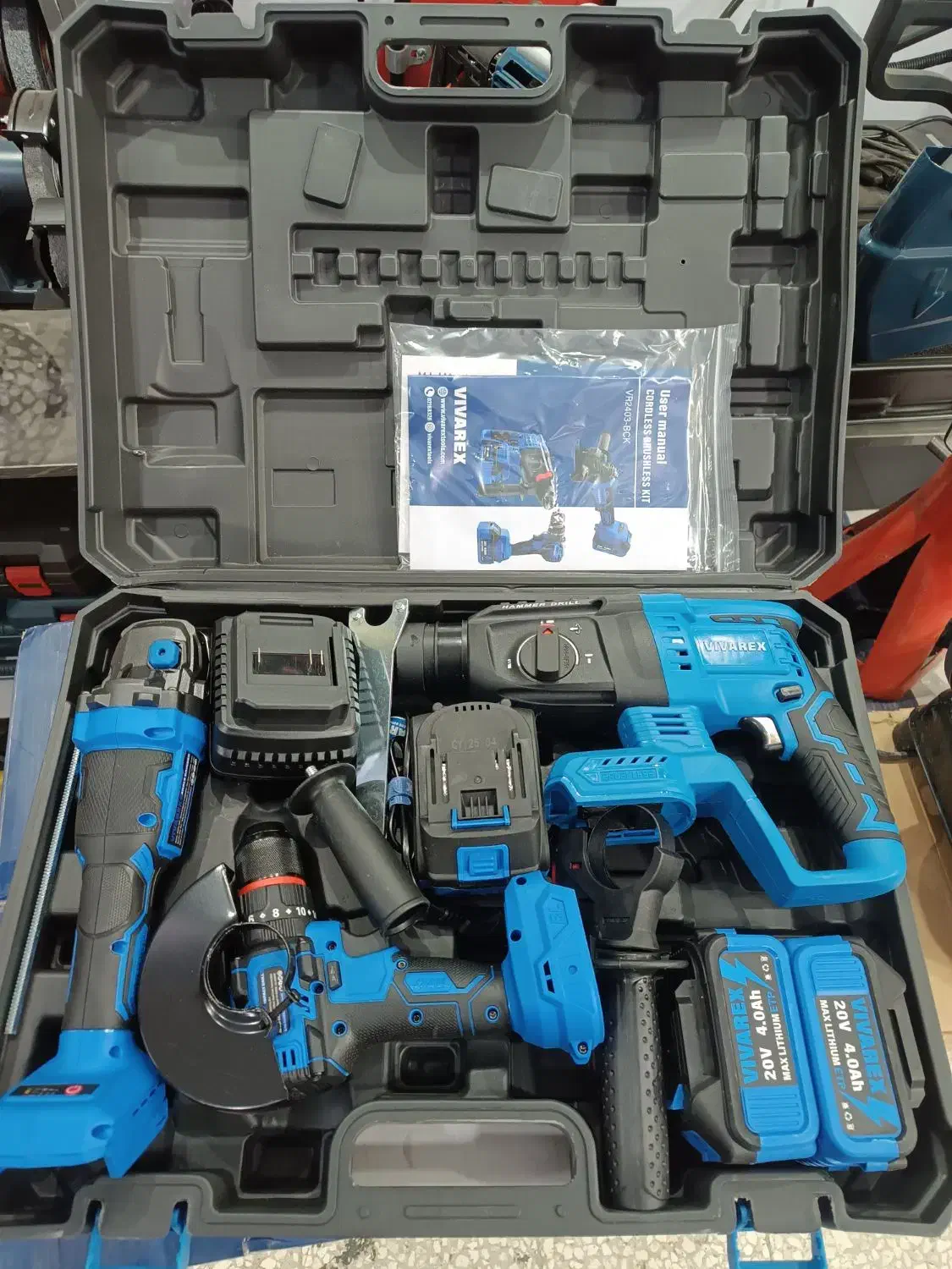 پک سه عددی دریل شارژی ویوارکس|مصالح و تجهیزات ساختمان|سبزوار, امیریه|دیوار