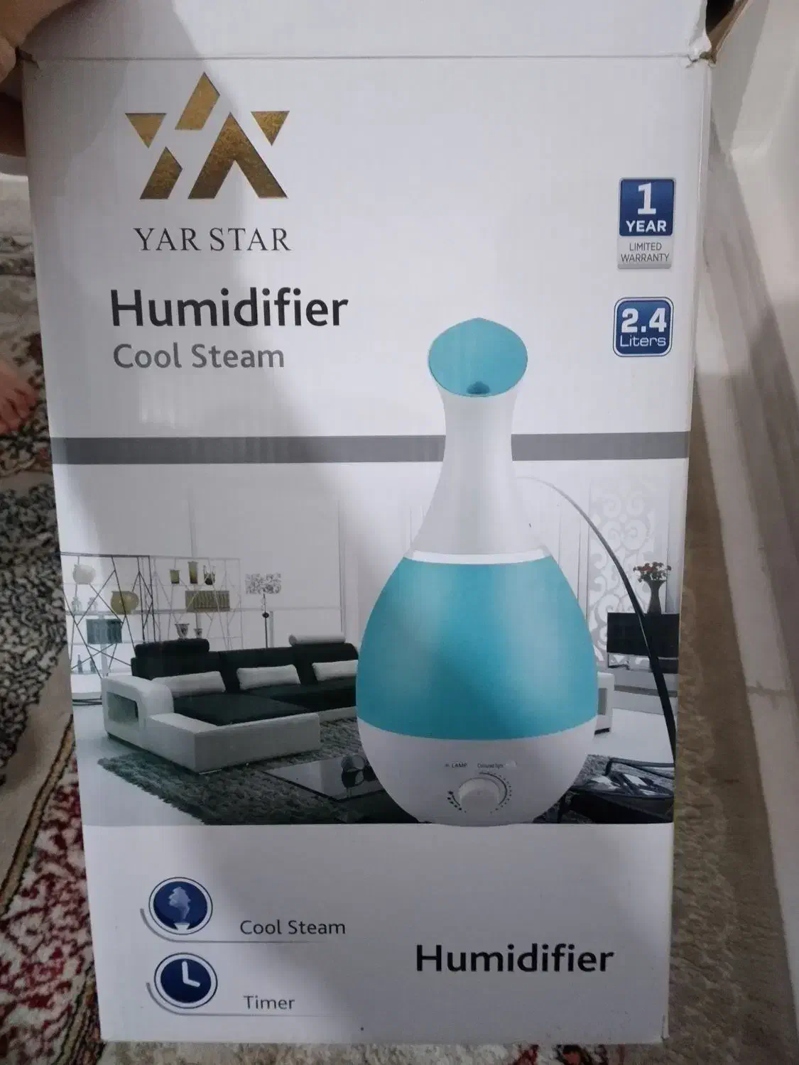 دستگاه بخور سرد|پنکه و تصفیه‌کنندهٔ هوا|نسیم‌شهر, |دیوار