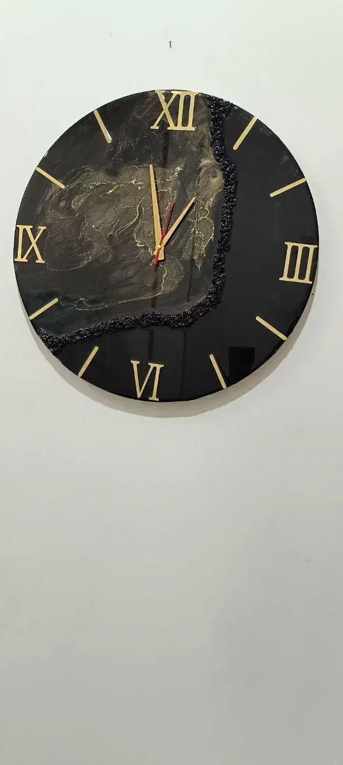 ساعتهای دست ساز رزینی|ساعت دیواری و تزئینی|باغستان, |دیوار