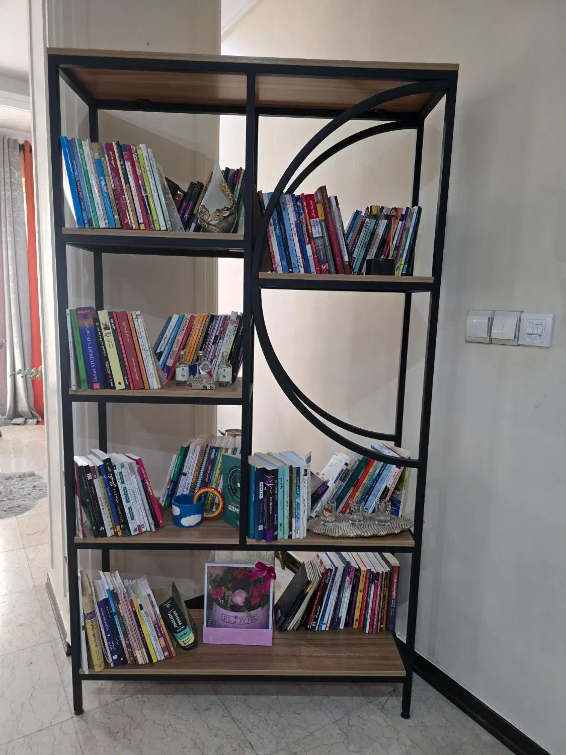 کتابخانه|کتابخانه، شلف، قفسههای دیواری|تهران, فردوس|دیوار