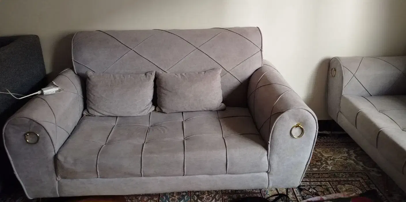 مبل 7 نفره کارکرده|مبلمان خانگی و میز عسلی|بروجن, |دیوار