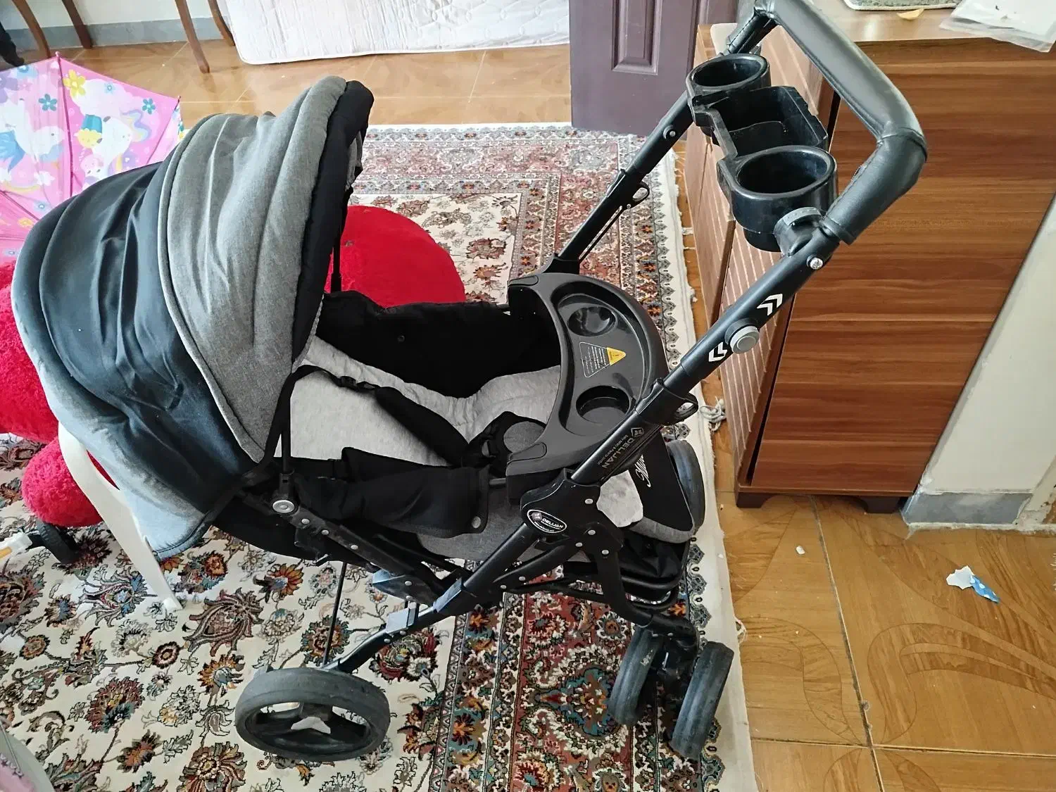 گهواره چوبی  و کالسکه دلیجان|کالسکه و لوازم جانبی|همدان, |دیوار