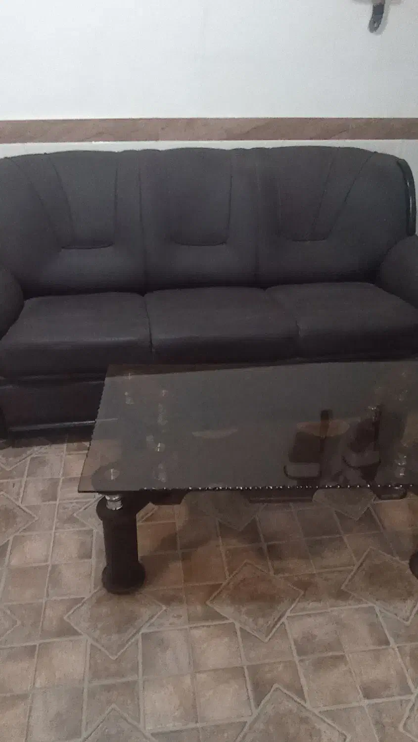 مبل با روکش و میز جلو مبلی|مبلمان خانگی و میز عسلی|بیرجند, |دیوار