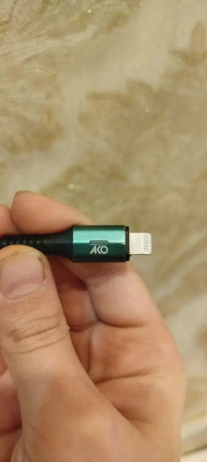 سیم شارژر آیفون ios مارک AkO|لوازم جانبی موبایل و تبلت|مشهد, نوید|دیوار