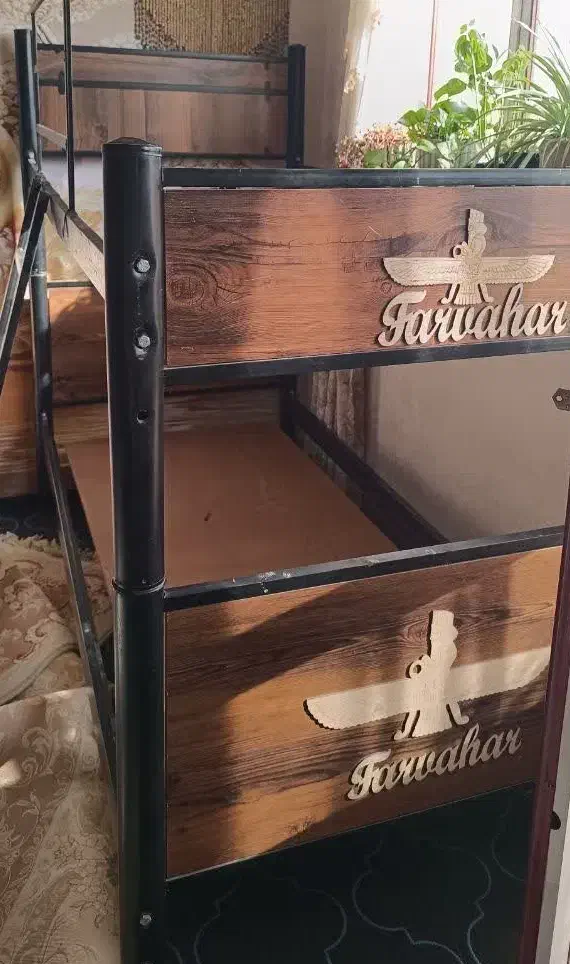 تختخواب دو طبقه|تخت و سرویس خواب|نجفآباد, گلدشت|دیوار