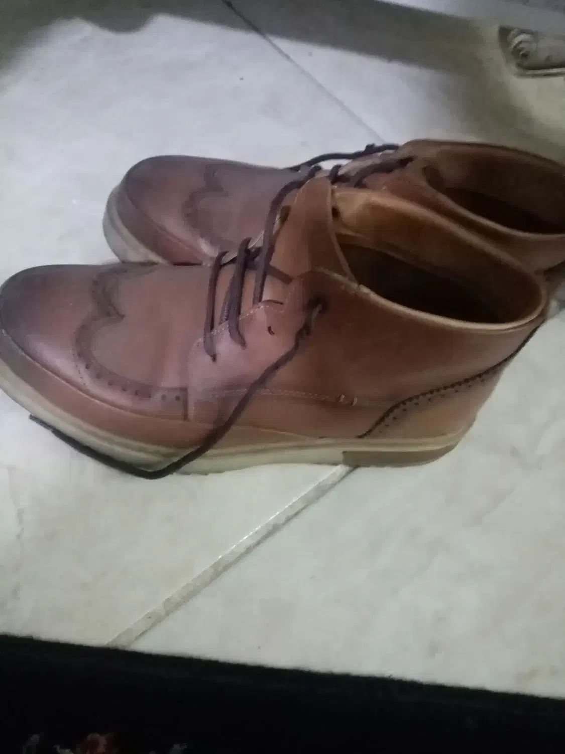 نیم پوت چرم|کیف، کفش، کمربند|شهریار, شهریار|دیوار