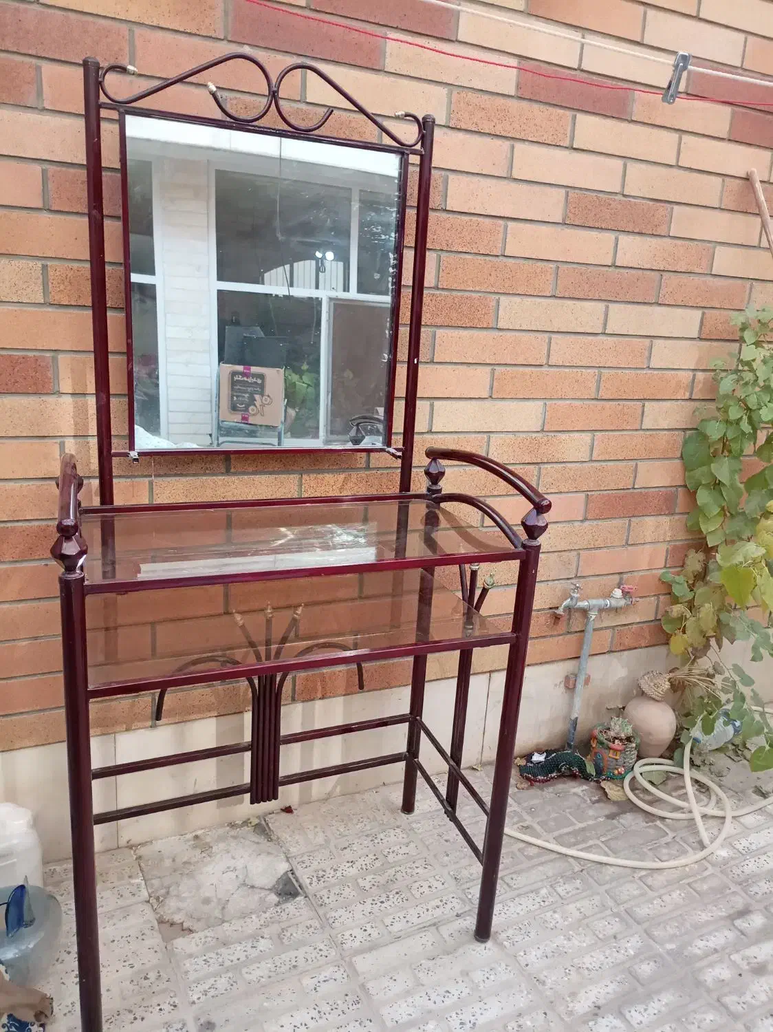 میز آرایش فلزی|مبلمان خانگی و میز عسلی|نجف‌آباد, ریاضی|دیوار