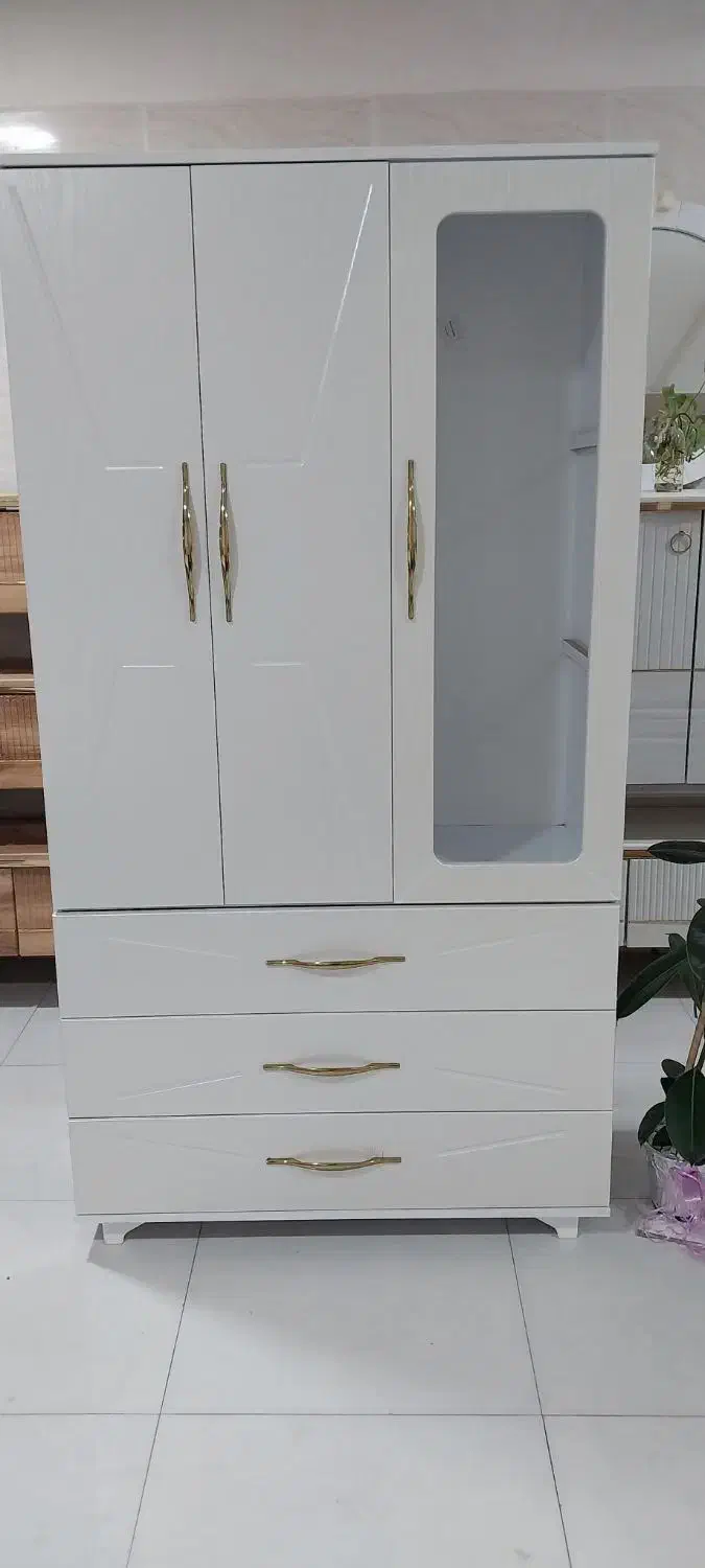 کمد لباس۳درب ۳کشو پاک چوب|جاکفشی، کمد، دراور|مسجد سلیمان, |دیوار