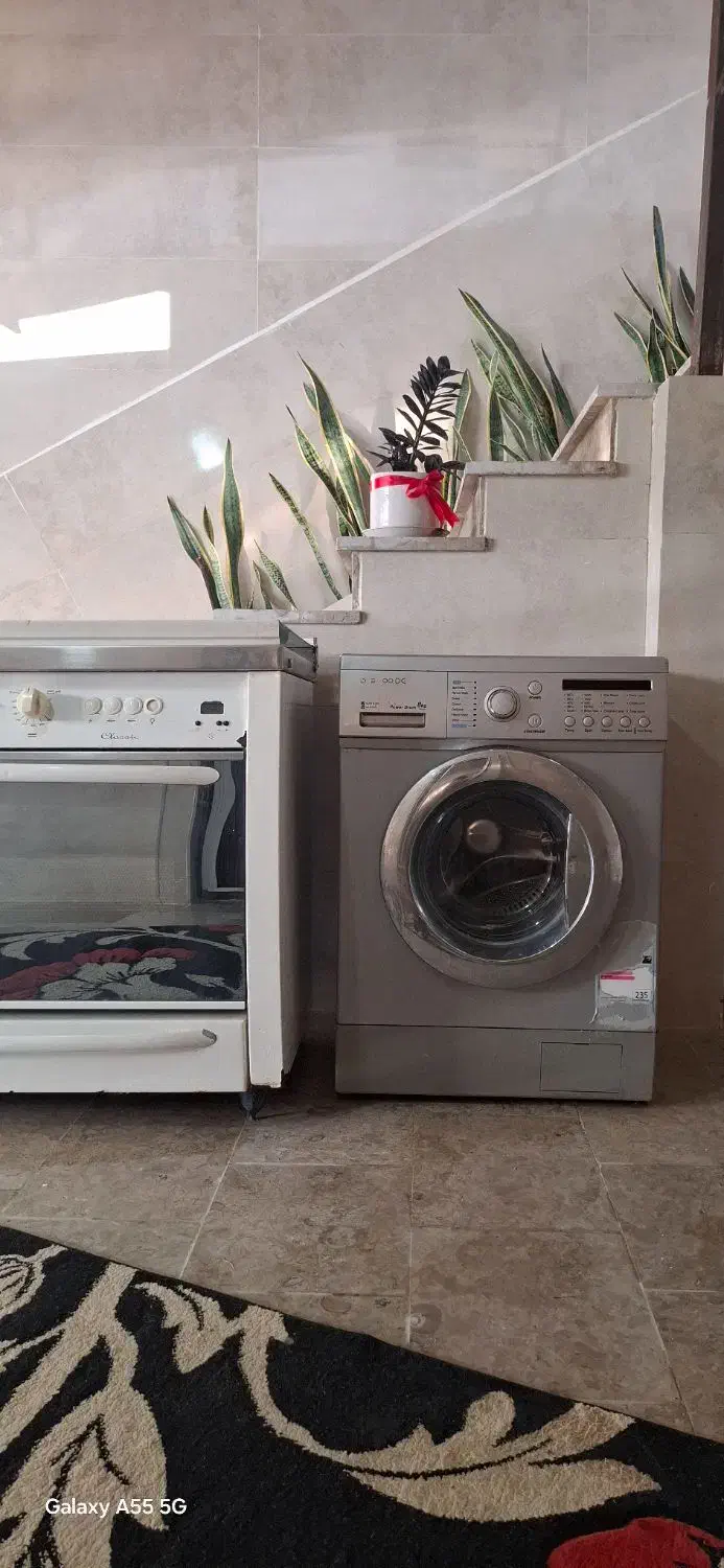 ماشین لباسشویی ۸ کیلویی دوو|ماشین لباسشویی و خشک‌کن لباس|کردکوی, |دیوار