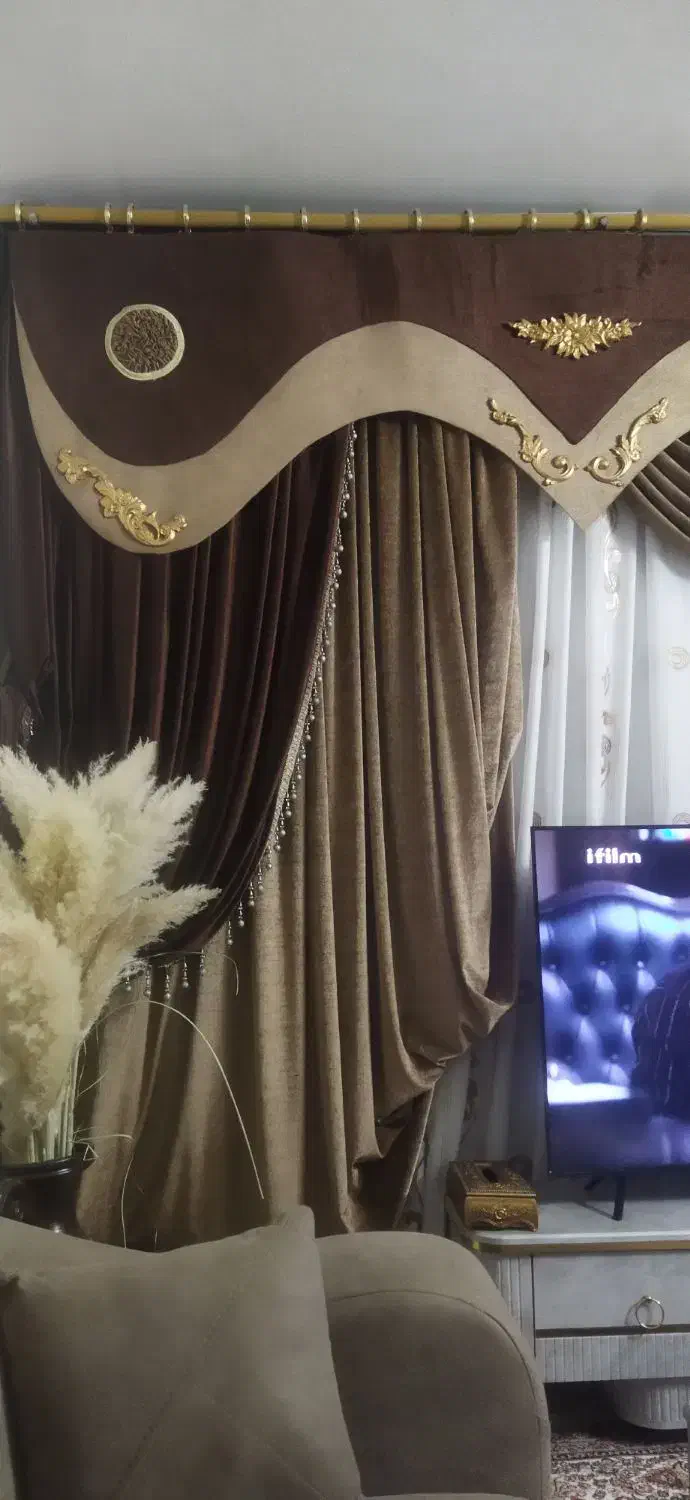 فروش پرده|پرده، رانر، رومیزی|فولادشهر, مسکن مهر فولادشهر|دیوار