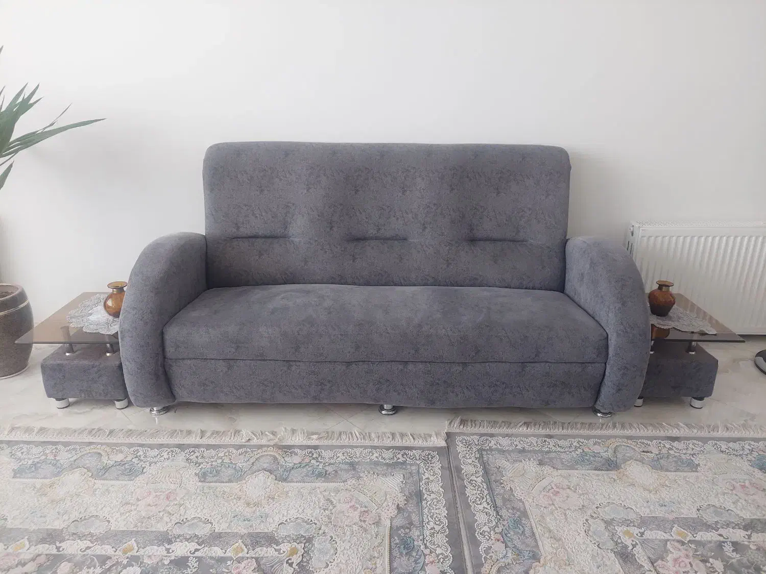 مبل راحتی ۷ نفره با ۳ میز جلو مبلی|مبلمان خانگی و میز عسلی|بیرجند, |دیوار