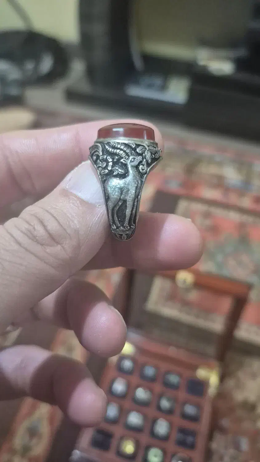 انگشتر عقیق یمنی|جواهرات|شاهینشهر, پارک بانک استان|دیوار