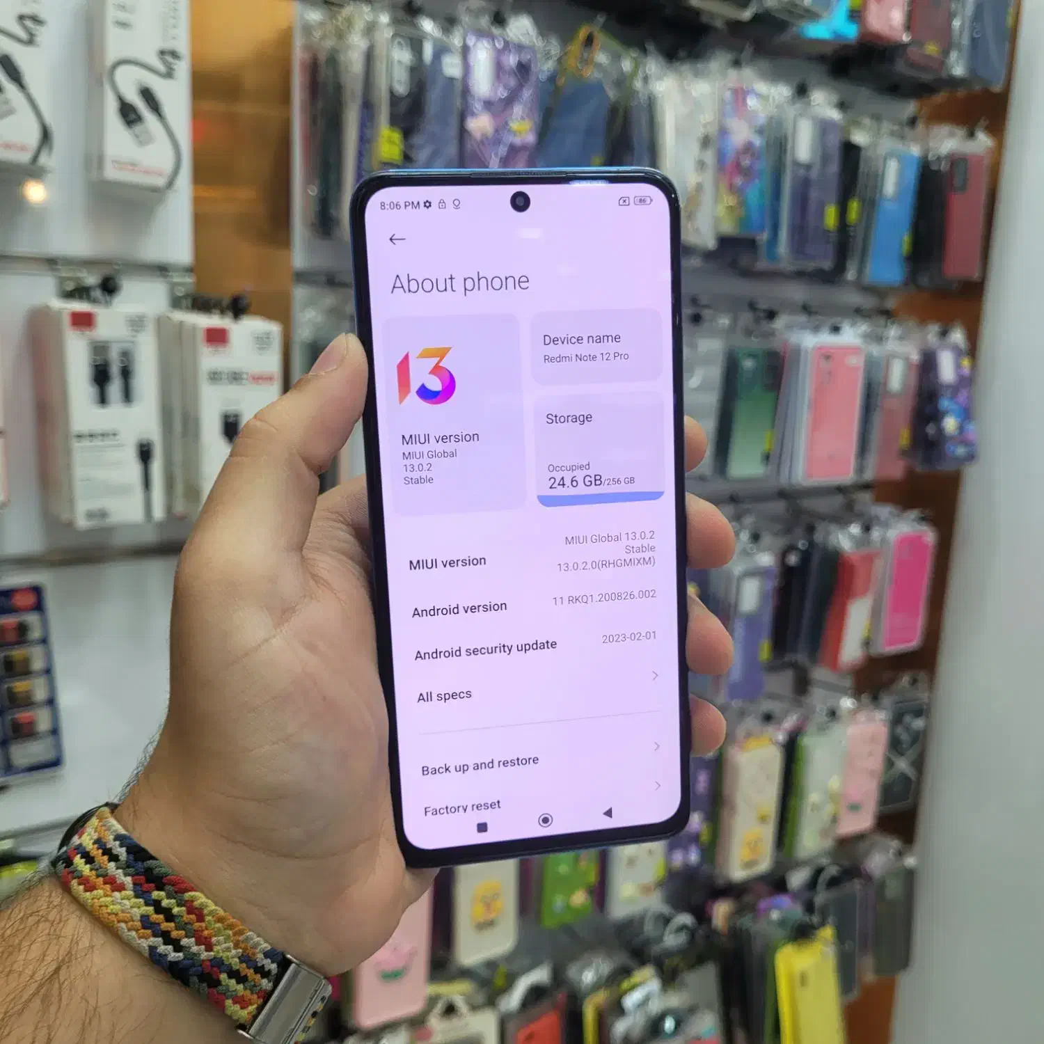 note12 pro 256/8 نوت ۱۲ پرو با مهلت تست|موبایل|اهواز, نادری|دیوار
