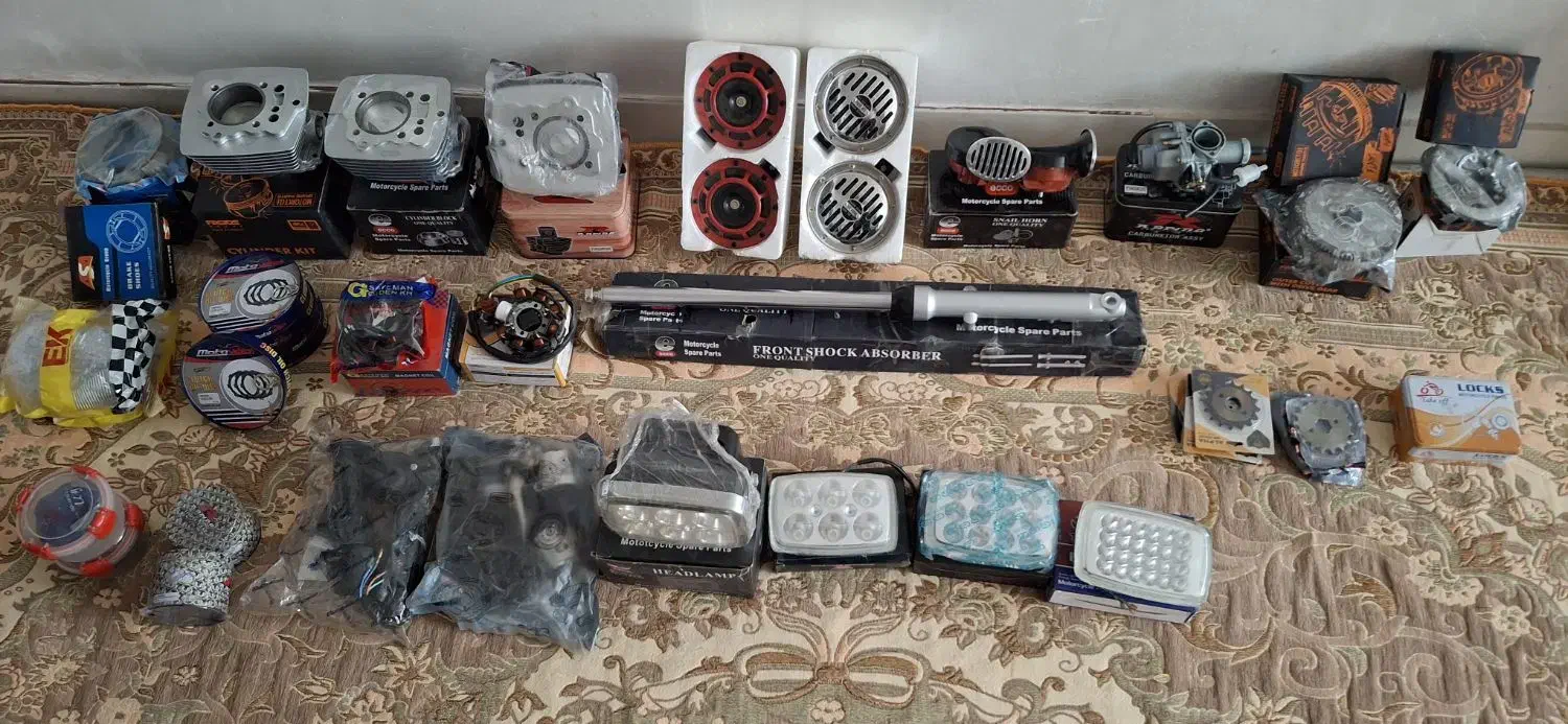 لوازم یدکی موتور هندا|قطعات یدکی و لوازم جانبی|ری, شهرک نظامی|دیوار