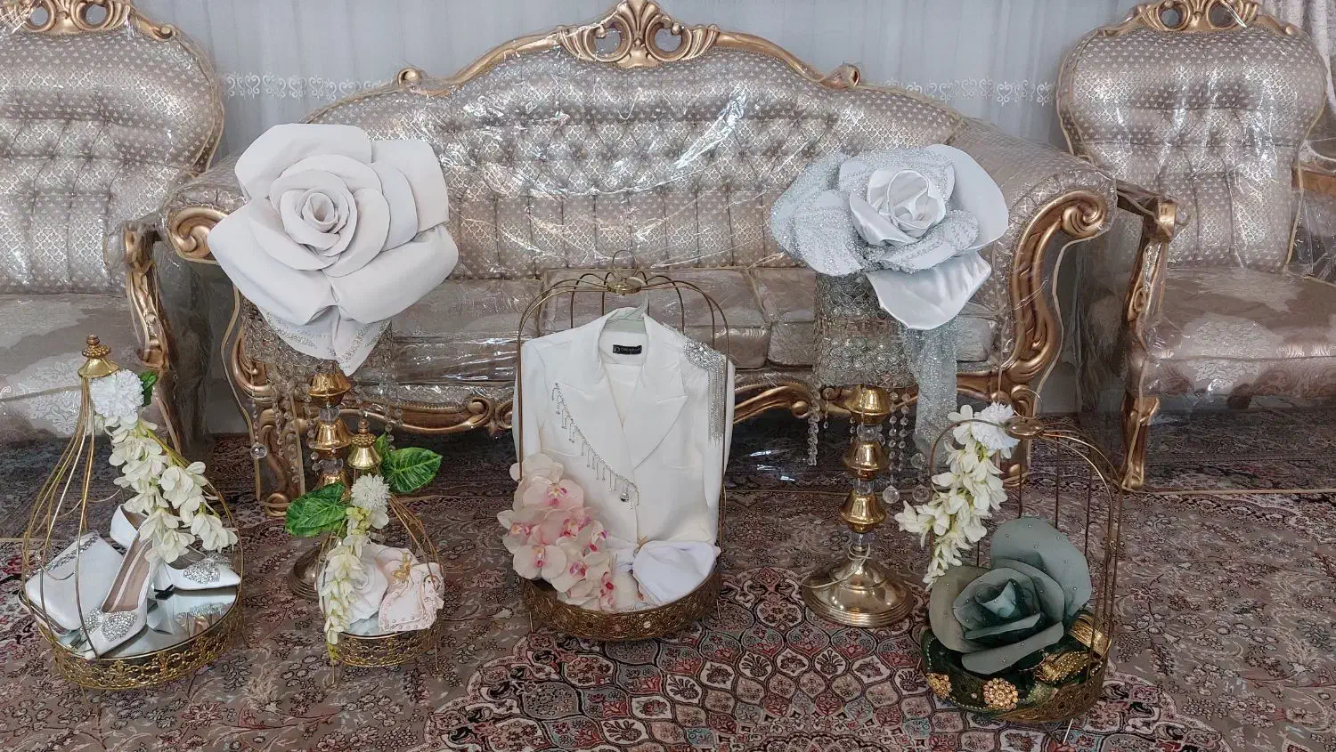 میز نامزدی سفره عقد تزیین هدایا|خدمات پذیرایی، مراسم|مشهد, ایثار|دیوار