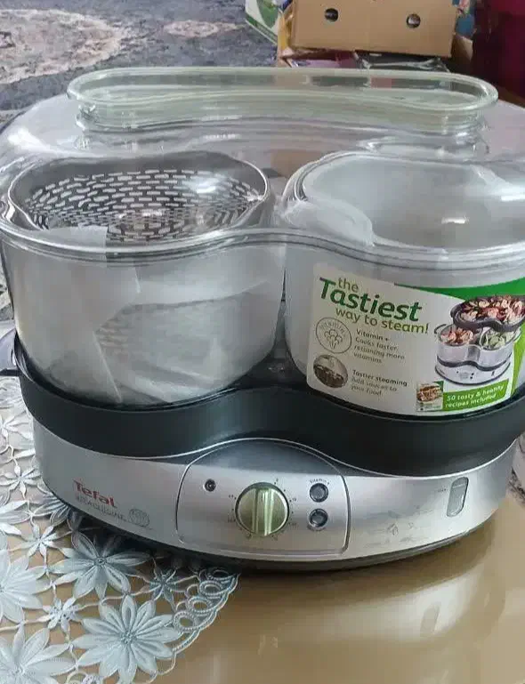 بخار پز تفال کاملا نو با جعبه آکبند|سایر لوازم برقی|تهران, شهید رجایی|دیوار