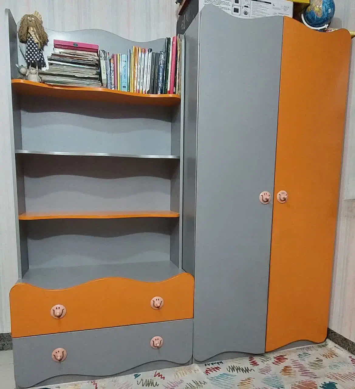 کمدوکتابخانه وتخت|تخت و سرویس خواب|قم, زنبیل آباد|دیوار