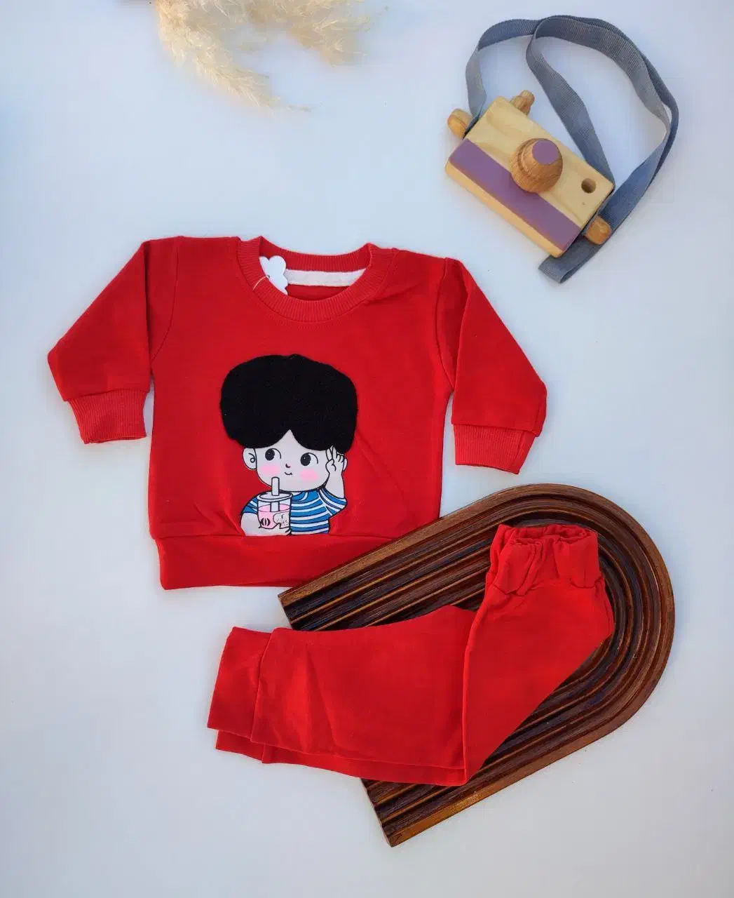 بلوز شلوار پسرانه مو فرفری|کفش و لباس بچه|بروجرد, |دیوار