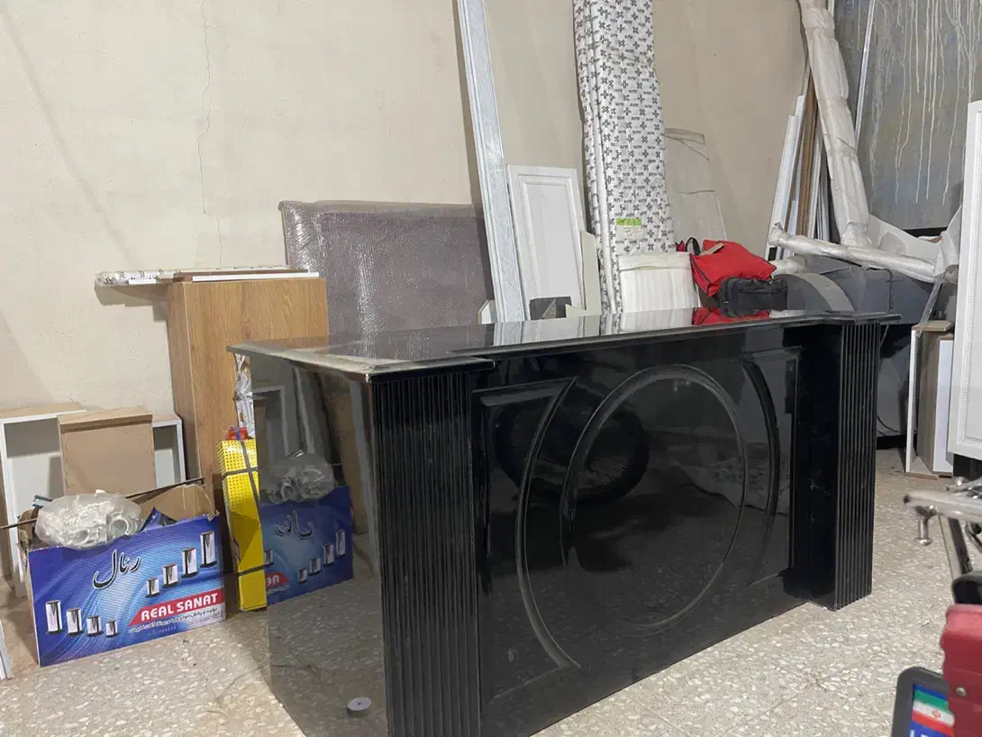 میز مدیریت رنگ پولیشی|مبلمان اداری|قنوات, |دیوار