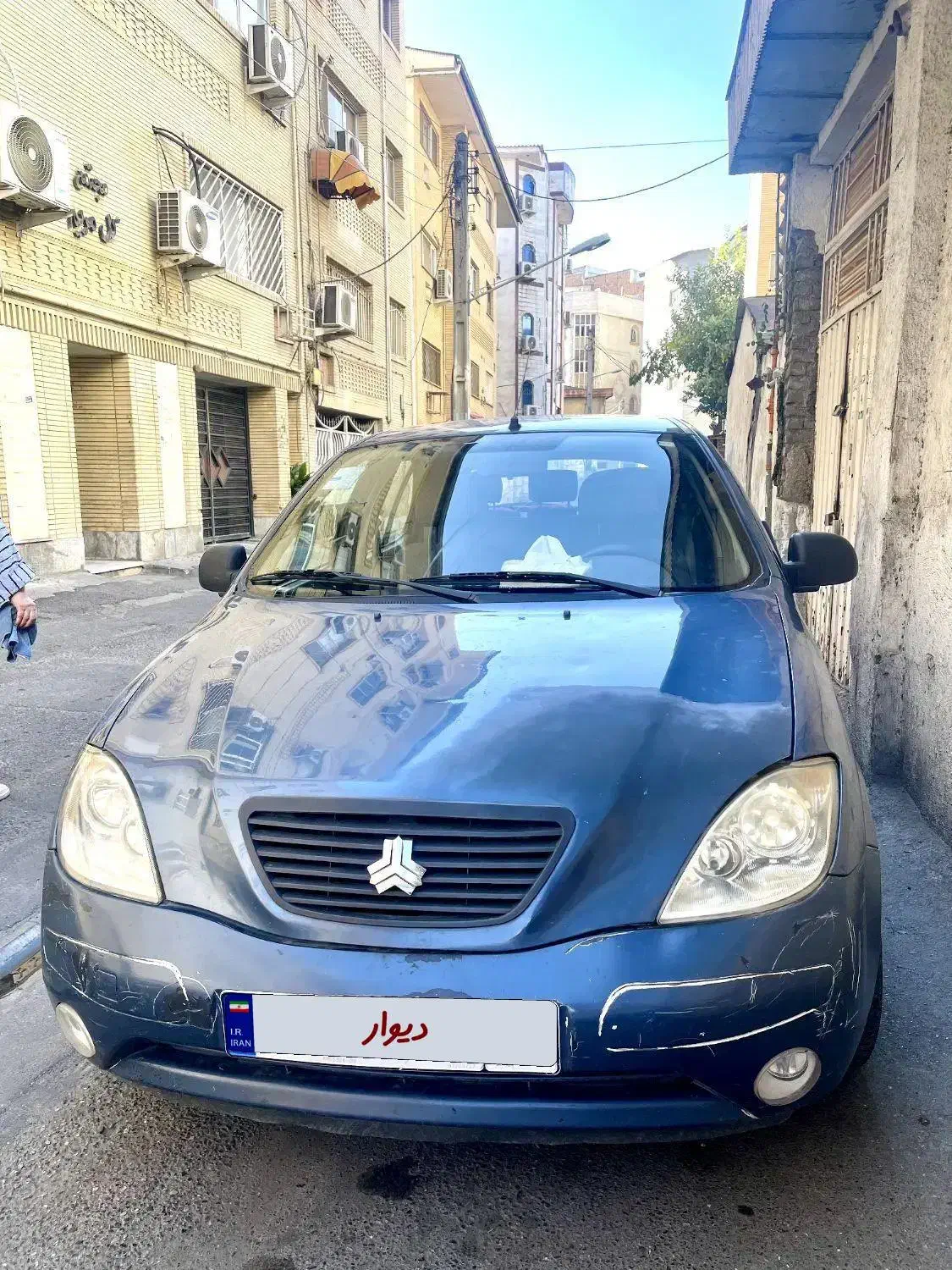 تیبا 2 اطلسی سالم و تمیز بدون خط و خش|خودرو سواری و وانت|گرگان, |دیوار